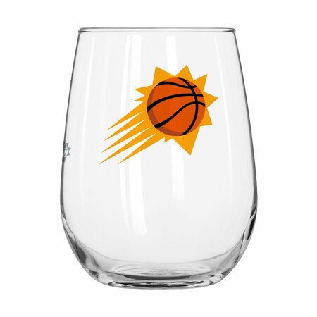 Phoenix Suns 16oz Satin Etch Curved Beverage Glass